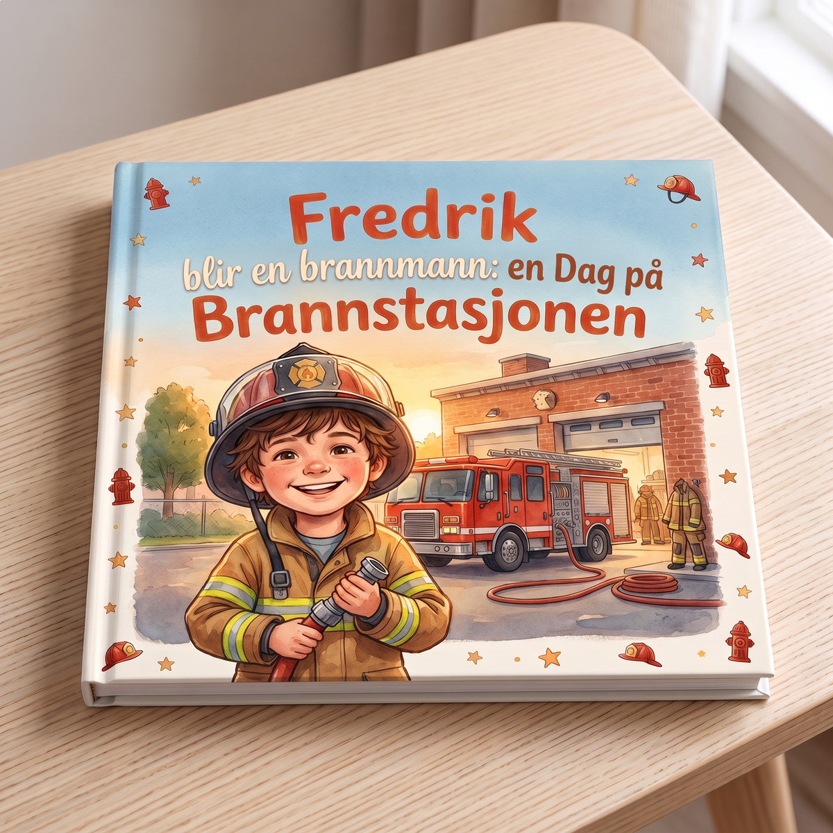 Bilde av «Fredrik blir en brannmann: På Brannstasjonen»