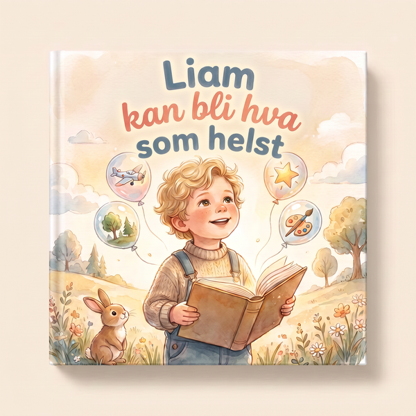Liten personlig bok med mykt omslag
