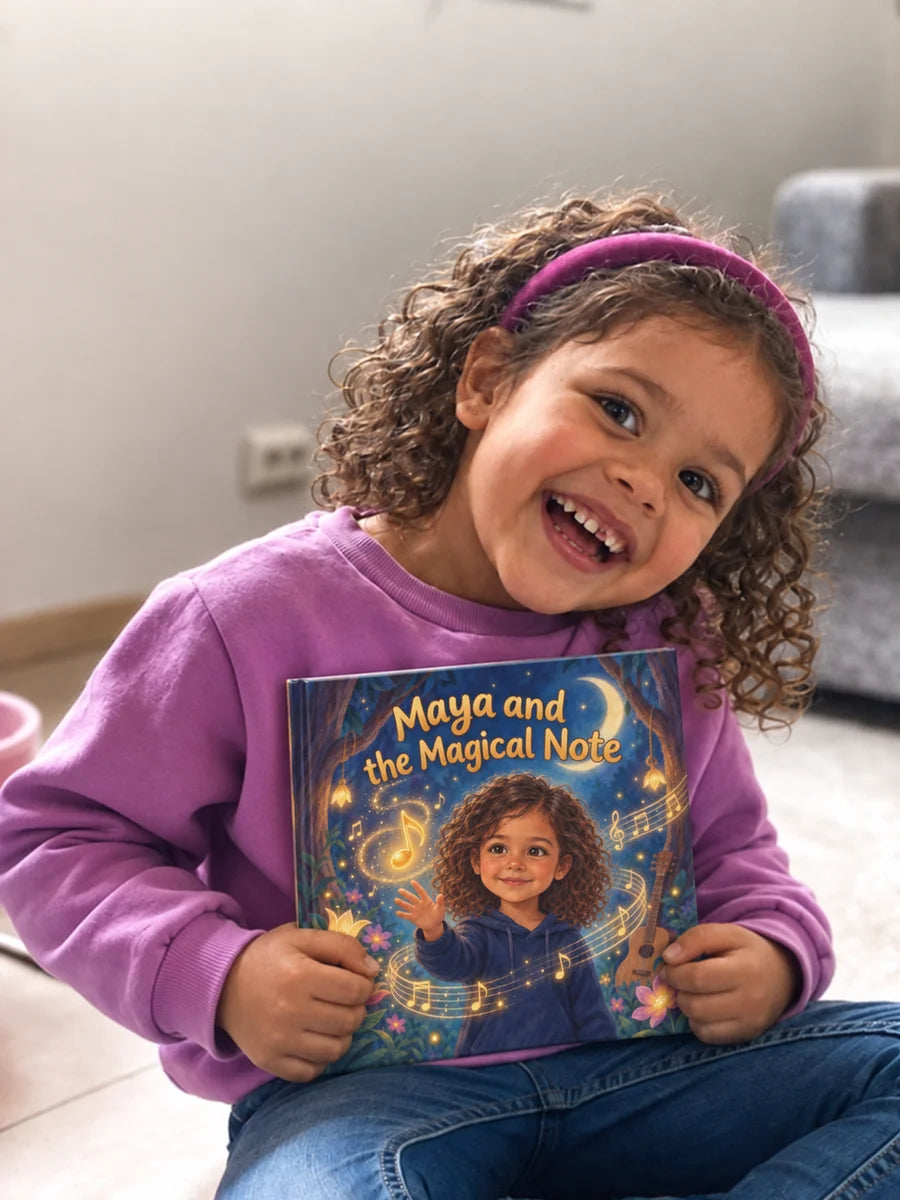 Illustrerende eksempel · Wonder Book Gifts (USA) : Maya og den magiske tonen