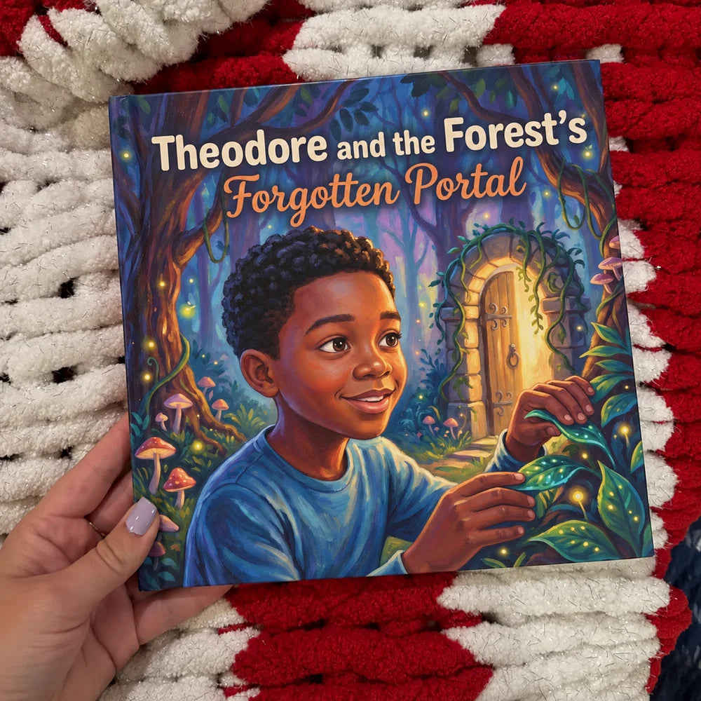 Illustrerende eksempel · Wonder Book Gifts (USA) : Theodores eventyr i skogen